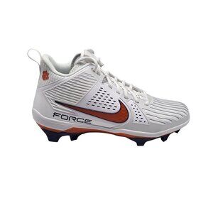 Nike Force Savage Pro 3 Clemson Tigers Football Cleats FJ5748-104 Mens Size 12.5